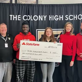 Congratulations to our Athlete of the Week! We love supporting the Sunrise Fund at The Colony High School!