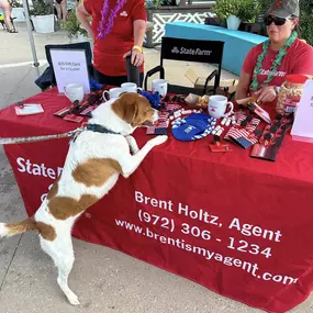 We had the best time today at the Bow Wow Luau at Hawaiian Waters. It was such a blast seeing hundreds of dogs running around living their best life at the water park, jumping in the wave pool and swimming in the lazy river. It was priceless. 
We loved being able to sponsor the event this year and are already looking forward to next year. #bowwowluau #robynholtzstatefarm #thecolony