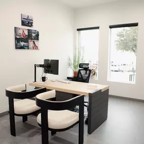 Our new office is OPEN, and we hope to see you!  Stop by anytime to say Hi!