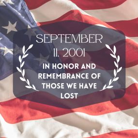 As we reflect on the immense loss of 9/11, I encourage us all to keep the American spirit of resilience alive.