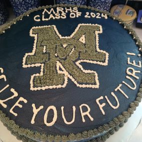 Team member, Christine, made this delicious cake in honor of her son graduating!