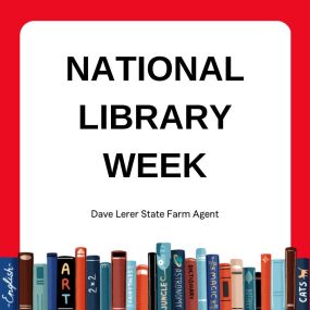 Celebrate National Library Week by rediscovering the treasures within your local public library. Visit the link to locate a library close to you! Find your next great read and support the heart of our community.