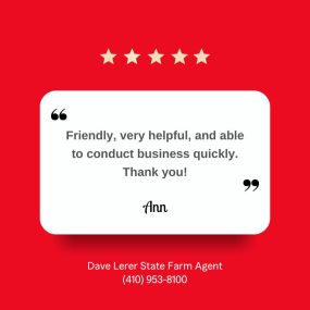 A heartfelt thank you to Ann for her wonderful review! We appreciate your feedback and are thrilled to have you as part of our State Farm family. Your support helps us continue to serve our Columbia community.