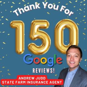 Thank you for 150 Google Reviews! We are so grateful to our customers who took the time to share their experiences!