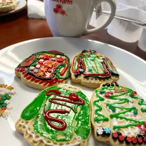 Cookie Decorating with our team