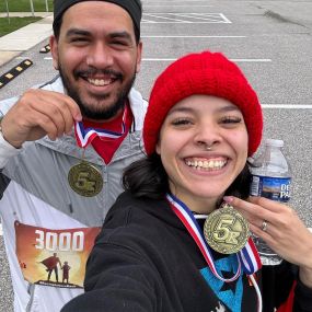 Shout out to our team member Elias and his wife Astri for completing the City of Refuge Baltimore 5k last weekend and representing our team! The medals look good on you!!  #TeamMemberSpotlight