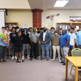 Last week I had the opportunity to speak with some great young men at the Quarterly Aftercare Breakfast by Compass II Life. It is always a pleasure pouring back into our youth because these are our future leaders.