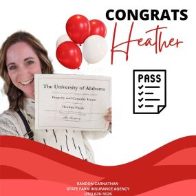 Congrats Heather! We are so proud!