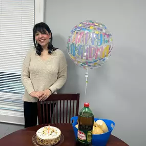 Happy belated birthday our newest team member!! Brenda, our team wishes you a Happy Birthday and much success!????????????????????????????????????????????????????????????