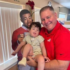 We were truly blessed with a visit from my grandson Hayes!  All that know his story understands what a true blessing it is for him to be able to come to Florida to see Grandpa Joe, Jake and Team Raley.  #miraclechild ￼