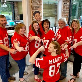 Our agency has gone red for heart health today! Cardiovascular disease is the number 1 killer of women so let’s encourage all to know the signs and symptoms of heart disease.