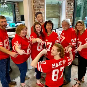 Our agency has gone red for heart health today! Cardiovascular disease is the number 1 killer of women so let’s encourage all to know the signs and symptoms of heart disease.