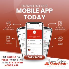 The State Farm mobile app is a great tool for filing or following up on claims, paying bills, or showing the current auto ID cards. Download today to get help at your fingertips!