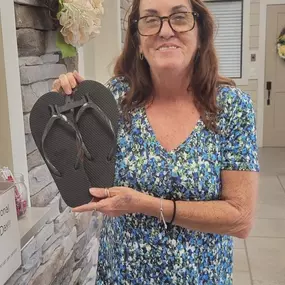 We had a blast celebrating National Flip Flops Day yesterday! We still have a few pairs left if you didn’t get a chance to grab yours.