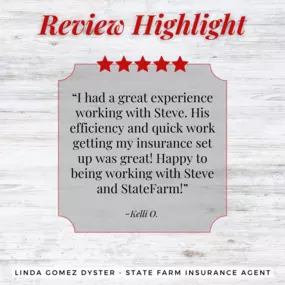 Linda Gomez Dyster - State Farm Insurance Agent
Review highlight