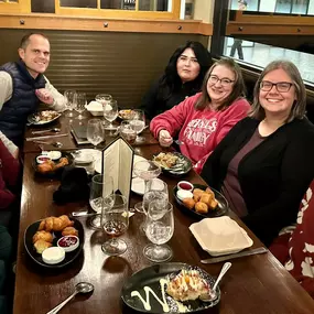 Great team outing last night at Cynara Restaurant & Lounge and Legends Arcade in Olympia. Good food, some fierce skee ball competition, and lots of laughs. Thankful for this group!