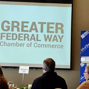 I applaud the work of the Greater Federal Way Chamber of Commerce for the milestones accomplished, for the leadership they demonstrate, and for bringing the business community and local leaders together with the purpose of improving our local economy. 
Today at the 2024 State of the Chamber Rebecca Martin CCE, President of the Chamber, passionately delivered her vision for the future of Federal Way.