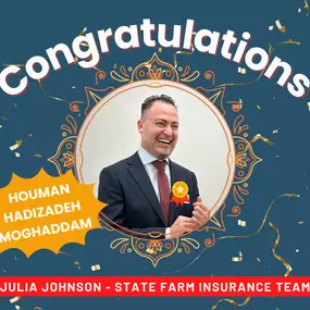 Join me in congratulating Houman Hadizadeh Moghaddam on passing the P&C license exam! We're excited to have him on board as our newest licensed Insurance Account Representative at our State Farm office. Welcome to the team, Houman - your hard work and dedication are already making a big impact!