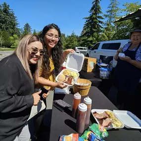 We love our new office location! Every Thursday is a food truck day. Today we had amazing brisket and ribs from Willie's Addictive BBQ. What a great way to make us feel that the weekend is almost here while supporting the small local business owners!