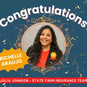 Big congratulations to Richelle Araujo for passing the P&C license exam! Your dedication and hard work have paid off, and we're so proud to have you on our team. Here's to the start of an amazing journey with our State Farm office!