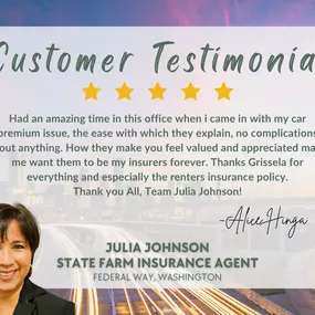 Thank you to everyone who trust us with their insurance policies. We couldnt do this without you! Call our office today for a free auto, renters, home, or life insurance quote today!