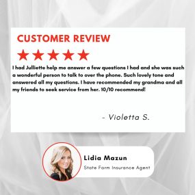 Lidia Mazun - State Farm Insurance Agent