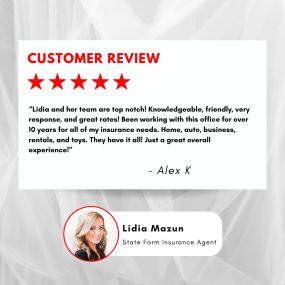 Lidia Mazun - State Farm Insurance Agent