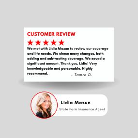 Lidia Mazun - State Farm Insurance Agent