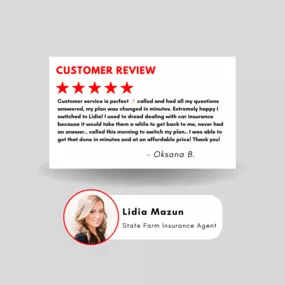 Lidia Mazun - State Farm Insurance Agent