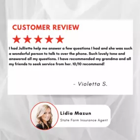 Lidia Mazun - State Farm Insurance Agent