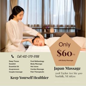 Massage techniques are commonly applied with hands, fingers, 
elbows, knees, forearms, feet, or a device. 
The purpose of massage is generally for the treatment of 
body stress or pain.