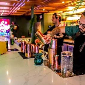 36 Below is a lot of things, but really it’s the first cocktail bar of its kind. The first bar that defines magic and wonder in a truly immersive virtual reality experience that can be meaningfully shared among its participants.