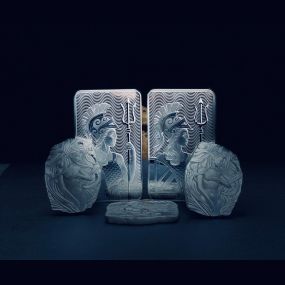 100 oz Royal Mint Silver Bar and Argentia Silver Filtered.