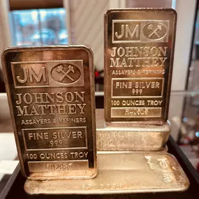 100 oz Silver JM Bars