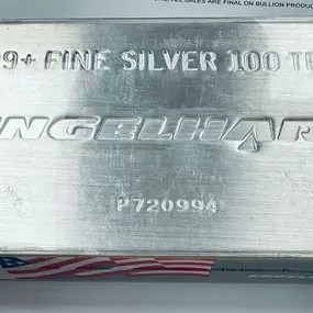 Pristine 100 oz Engelhard bar