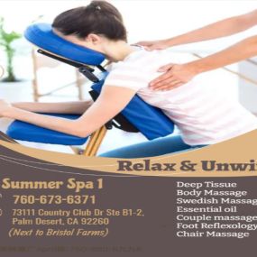 Chair massage is a type of massage therapy that is performed on a client while they are in a seated position. 
The “chair” is often a particular massage therapy portable chair that the client can 
comfortably sit or kneel on, with a head and face support.