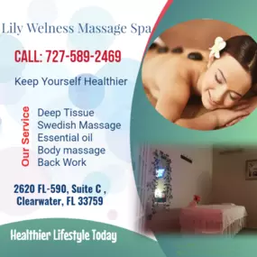 Massage is becoming more popular as people now understand the 
benefits of a regular massage session to their health and well-being.