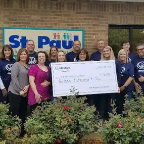 We take great pride in supporting the community and we’re glad we could spend the day at St. Paul’s Childrens Services in Tyler to assist with clothing and food for those in need.