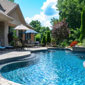 transformed countess simple backyards, into custom, private paradises