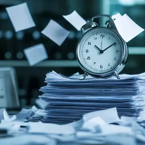 Do not let your large business firm's tax return paperwork pile up until the last minute. We are here to help.