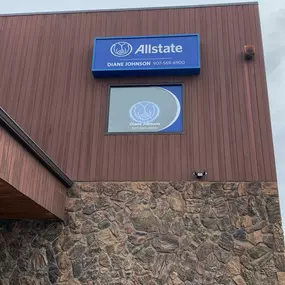 Outside our Anchorage office at Lake Otis and Tudor. “Formally Diane Johnson Allstate”