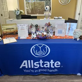 Our October Spooky table