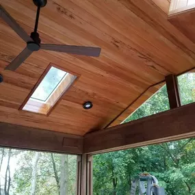 Dark Rich Wood Finish on Sun Roof