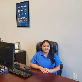 Rhona is a full-time service representative. She assists with taking payment, updating customer information and assisting with endorsements. Her hobby includes cooking and hiking.