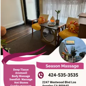 Our traditional full body massage in Los Angeles, CA
includes a combination of different massage therapies like 
Swedish Massage, Deep Tissue, Sports Massage, Hot Oil Massage
at reasonable prices.