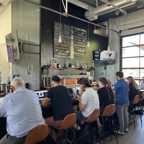 Discover the unique vibe at Sip Coffee & Beer in Phoenix, where casual daytime coffee sips transform into vibrant evening cocktail sips!