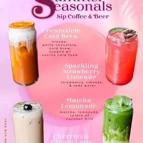 Why settle for the same old when you can treat yourself to the best coffee, cocktails, or seasonal sips in Phoenix at one convenient location? Stop by Sip Coffee & Beer today and beat the heat in style!