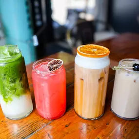 As one of the best coffee shops in Phoenix and a top-rated cocktail bar, we offer a variety of unique, flavorful drinks perfect for quenching your thirst.