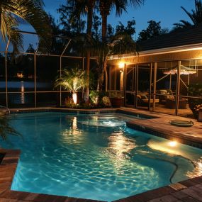 Backyard Pool Lighting