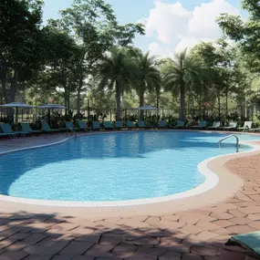 Florida Gated Community, HOA Pool